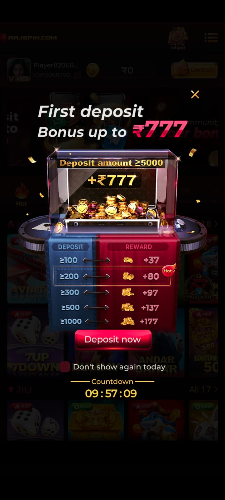 Rajspin App