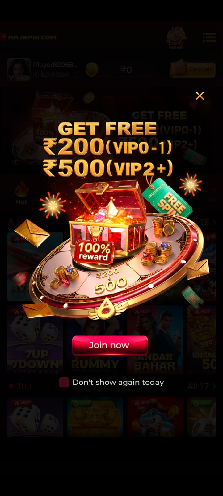 Rajspin Game